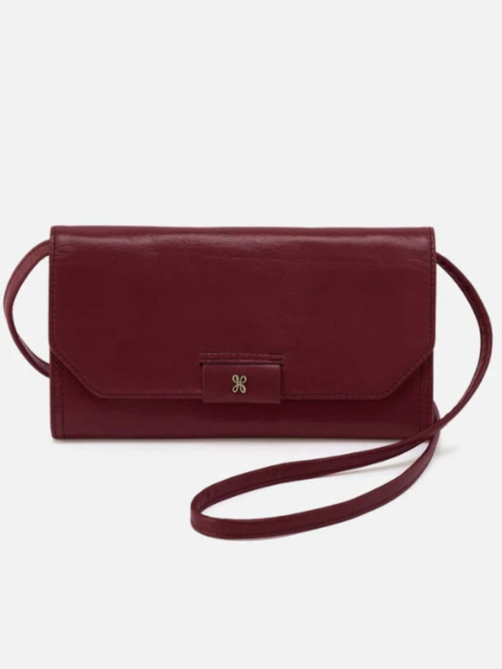 Romy Wallet Crossbody in Saddleberry